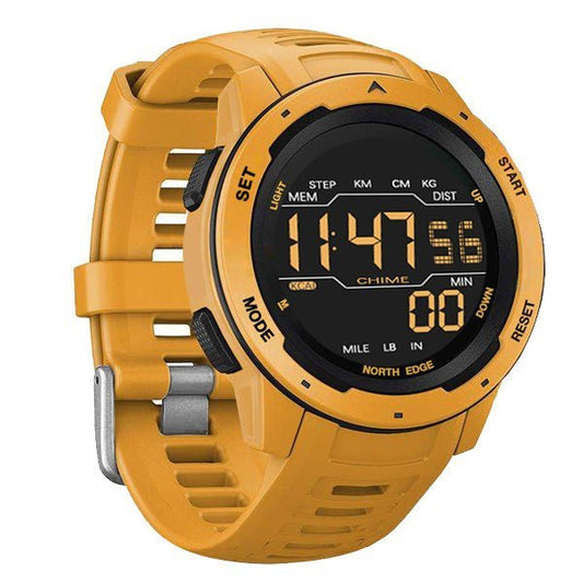 NORTH EDGE MARS Digital Sports Watch Pedometer Alarm Clock Waterproof 50M Men's Watch - NORTHEDGE