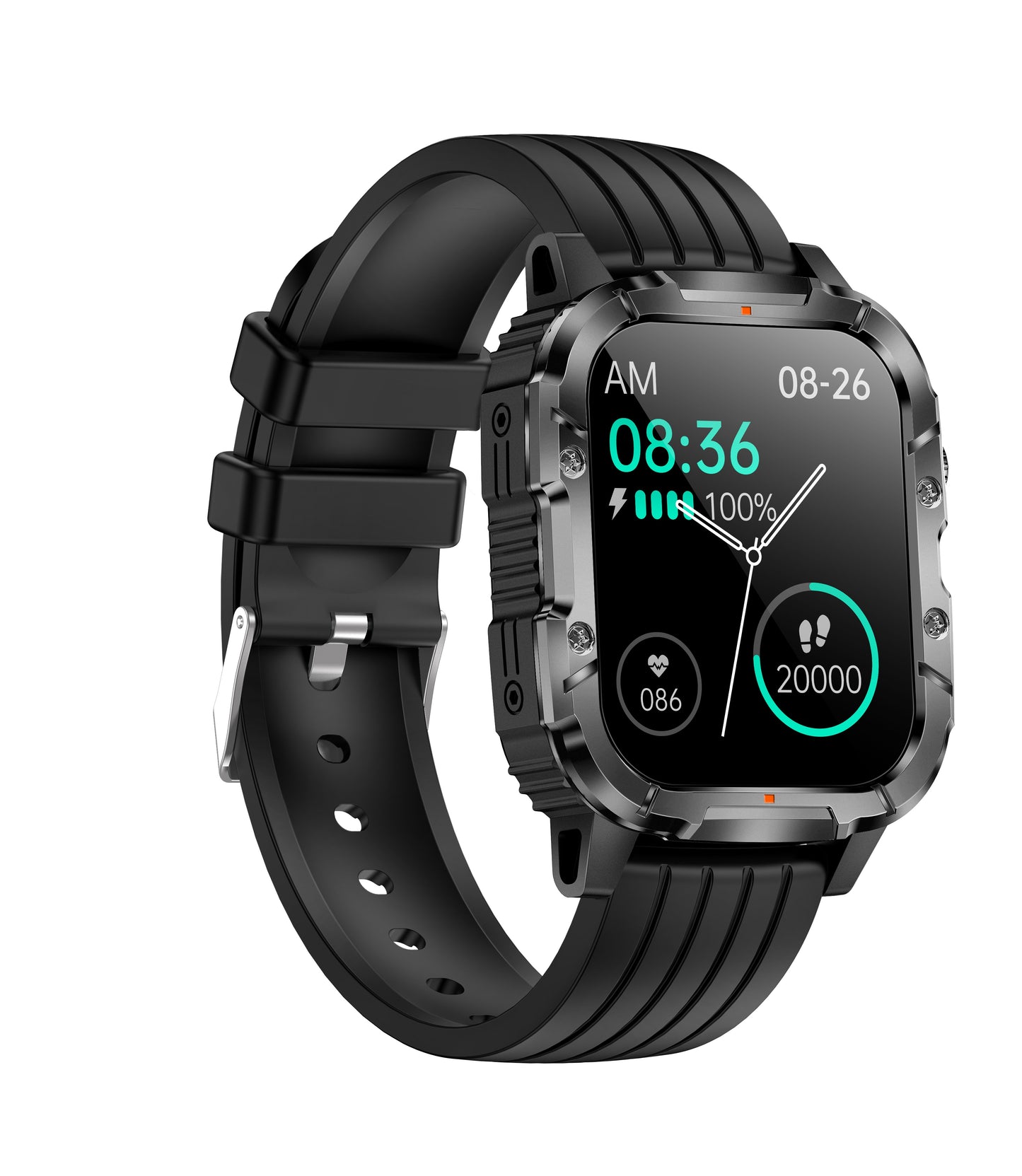 NROTH EDGE Y8 Smart Watch 1000mAh 30 Days Battery Bluetooth 5.4 Calling Music Heart Rate SpO2 Sleep Monitor IP68 Sports Watch