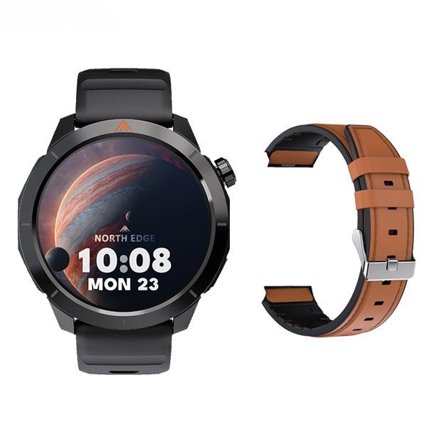 NORTH EDGE XTREK 2 AMOLED Display GPS 3ATM Waterproof Barometer Sports Smartwatch Men's Watch Waterproof - NORTHEDGE