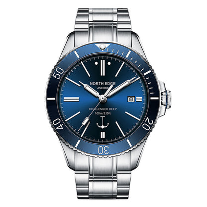 NORTH EDGE ANCHOR Mechanical Watch 42MM Sapphire Glass MIYOTA 8215 100M Waterproof Men's Watch