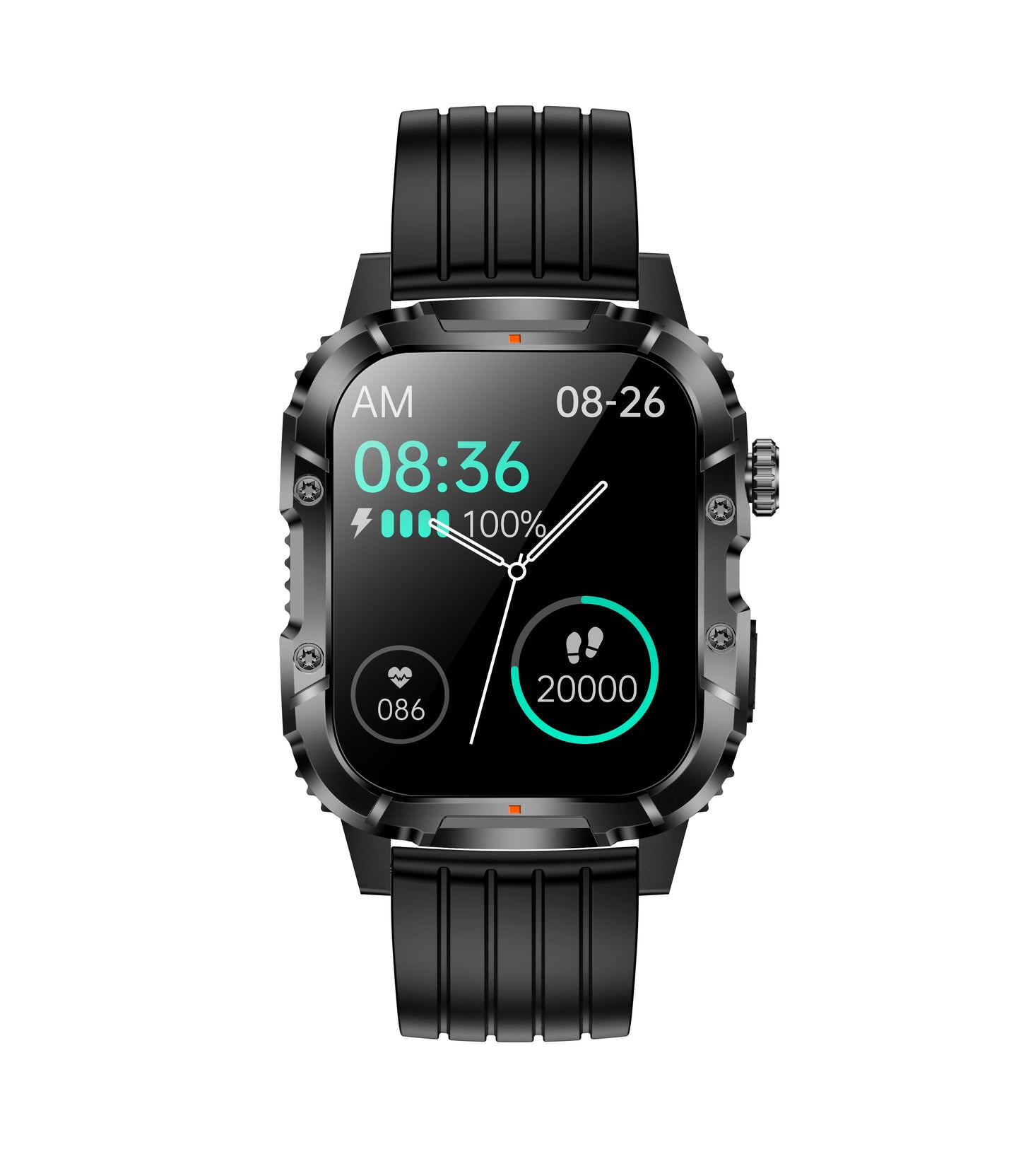 NROTH EDGE Y8 Smart Watch 1000mAh 30 Days Battery Bluetooth 5.4 Calling Music Heart Rate SpO2 Sleep Monitor IP68 Sports Watch
