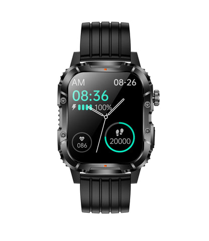 NROTH EDGE Y8 Smart Watch 1000mAh 30 Days Battery Bluetooth 5.4 Calling Music Heart Rate SpO2 Sleep Monitor IP68 Sports Watch