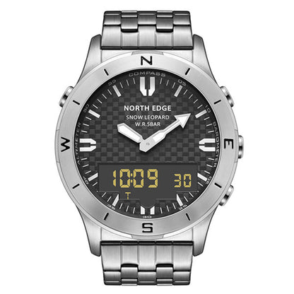 Snow Leopard Swimming Watch 50M Waterproof Barometer Altimeter Compass Temperature - NORTHEDGE