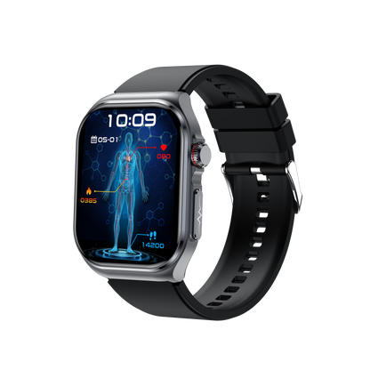 NORTH EDGE ET585 ECG & AMOLED Smartwatch BMI Measurement Blood Oxygen Measurement Exercise Calories & Step Tracking