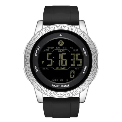 APOLLO Laxury Alloy Case 50M Waterproof Original Outdoor Sports Watch Second City Time Men's Watch Alarm Clock Pedometer Calories Fashion Watch