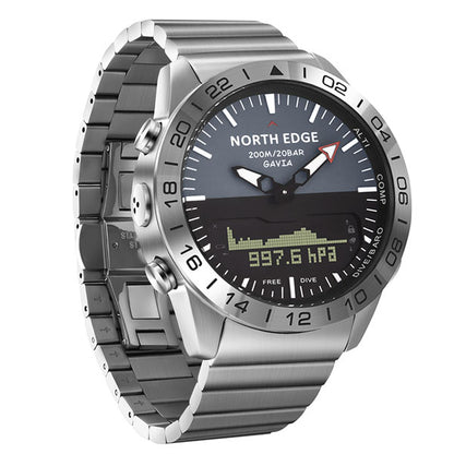 GAVIA 2 SCUPA Diving Watch Altimeter Barometer Compass Waterproof 200M - NORTHEDGE