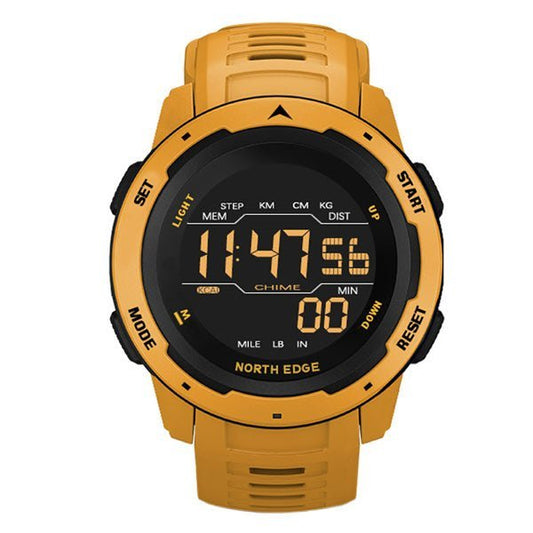 NORTH EDGE MARS Digital Sports Watch Pedometer Alarm Clock Waterproof 50M Men's Watch - NORTHEDGE