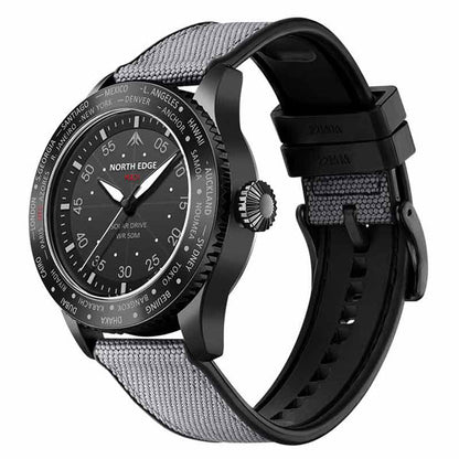 MACH Solar Power Waterproof Watch Outdoor Adventure Military Style Impact resistant - NORTHEDGE