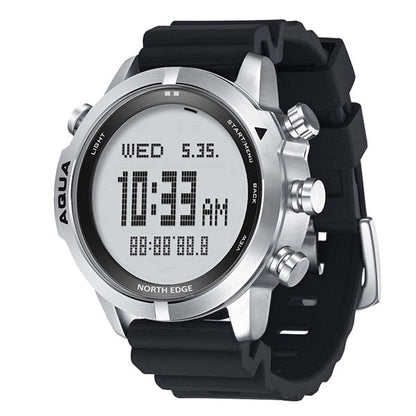 AQUA Scuba Diving Professional Diving Computer NDL 100M Waterproof Altimeter Barometer Compass - NORTHEDGE
