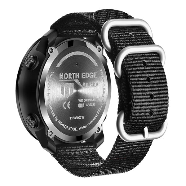 APACHE 3 Compass Altimeter Barometer Digital Watch 50M Waterproof - NORTHEDGE