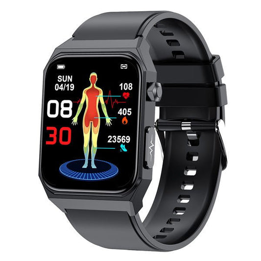 E530 glucose monitor smartwatch Blood oxygen Blood pressure ECG measuring device smart watch health fitness watch for men and women IP68 waterproof - NORTHEDGE