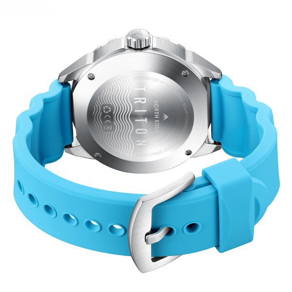 NORTH EDGE TRITON 300m waterproof diving watch solar charging alloy case - NORTHEDGE