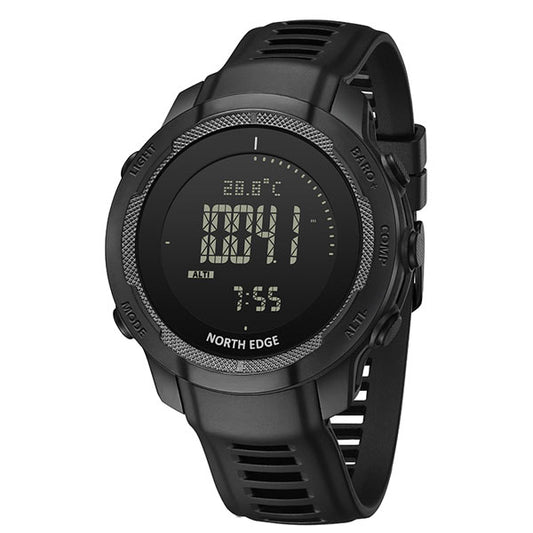 VERTICO Carbon Fiber Digital Tactical Watch Compass Altimeter Barometer 50M Waterproof - NORTHEDGE