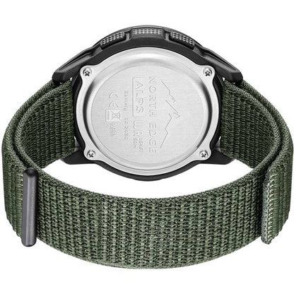 NORTH EDGE ALPS Carbon Fiber Case Compass Men Watch 50M Waterproof Watch Men's Watch - NORTHEDGE