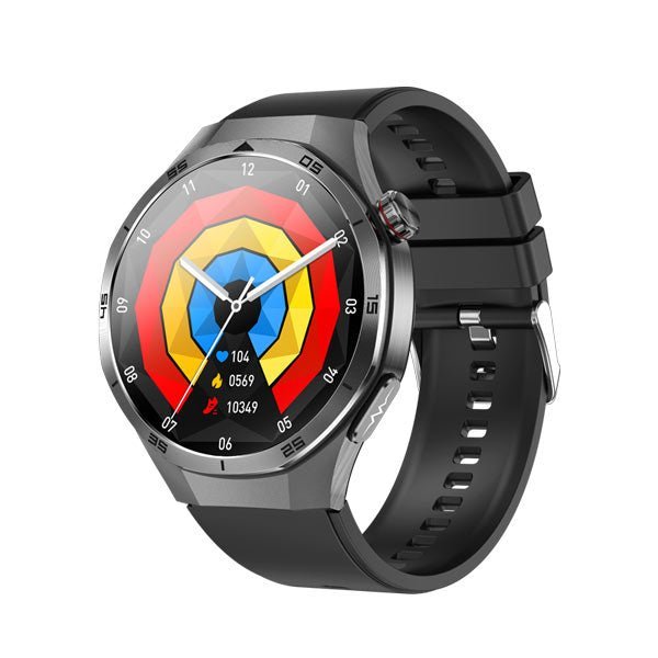 NORTH EDGE ET456 1.56 Inch AMOLED Screen ECG Micro Physical Examination Smartwatch Men's Watch Waterproof - NORTHEDGE
