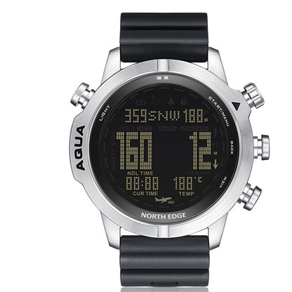 AQUA Scuba Diving Professional Diving Computer NDL 100M Waterproof Altimeter Barometer Compass - NORTHEDGE