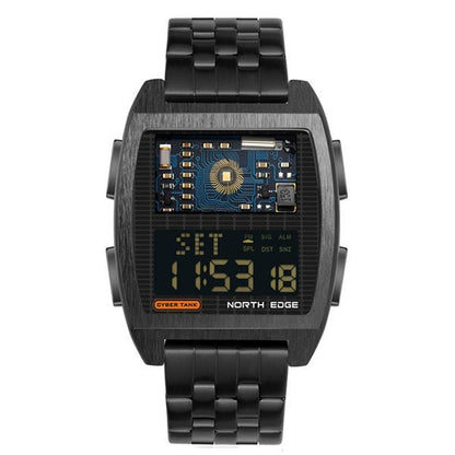 CYBER TANK Men's Outdoor Sports Swimming Watch 50M waterproof - NORTHEDGE