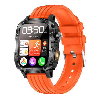 NROTH EDGE Y8 Smart Watch 1000mAh 30 Days Battery Bluetooth 5.4 Calling Music Heart Rate SpO2 Sleep Monitor IP68 Sports Watch