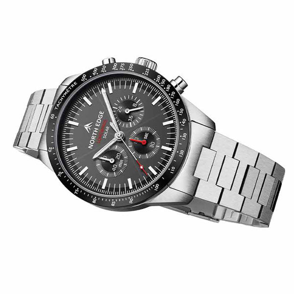 【未使用】NORTHWAVE EDGE（20-21） NORTH EDGE LONGWINGS Solar Powered Watch 316L Stainless Steel Case 50M
