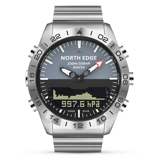 GAVIA 2 SCUPA Diving Watch Altimeter Barometer Compass Waterproof 200M - NORTHEDGE