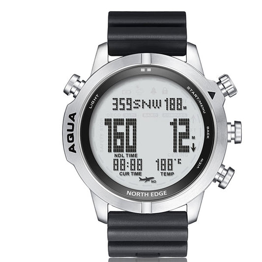 AQUA Scuba Diving Professional Diving Computer NDL 100M Waterproof Altimeter Barometer Compass - NORTHEDGE