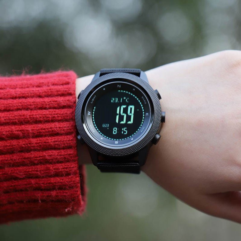 APACHE46 Digital Watch Outdoor Sports Altimeter Barometer Compass 50M Waterproof - NORTHEDGE