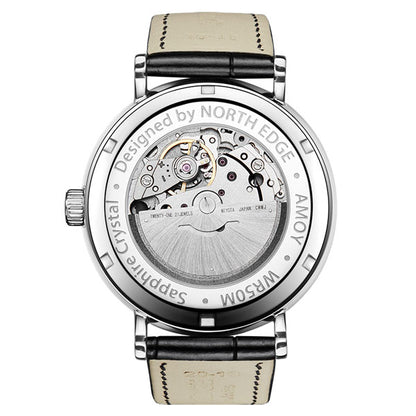 AMOY Mechanical Watch 316L Stainless Steel Case 50M Waterproof - NORTHEDGE