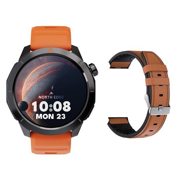 NORTH EDGE XTREK 2 AMOLED Display GPS 3ATM Waterproof Barometer Sports Smartwatch Men's Watch Waterproof - NORTHEDGE