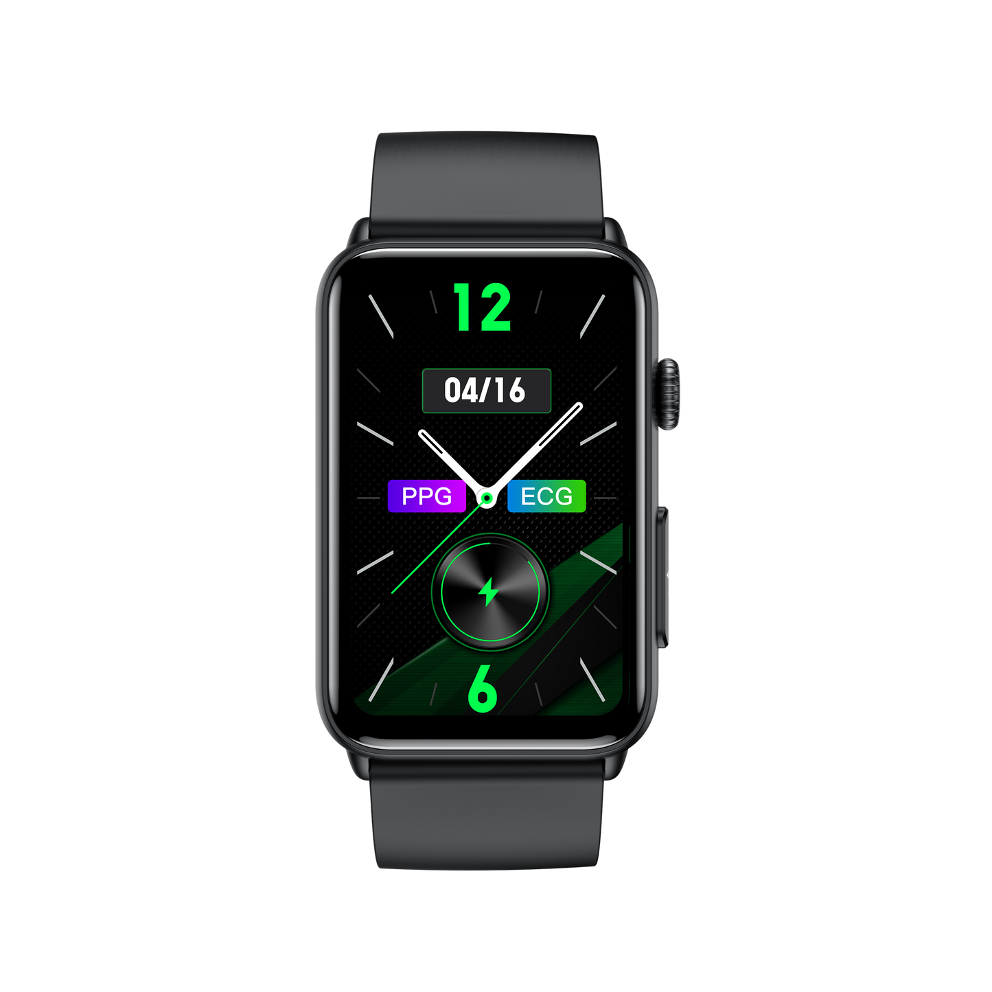 NORTH EDGE ECG+HRV Health Smartwatch For Men Blood Glucose Blood Pressure Blood Oxygen Body Temperature Sleep Mode Men's Watch Square Full Touch Screen Smart Watch ET620