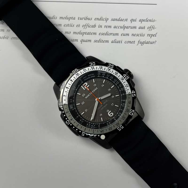 NORTH EDGE EVOQUE2 Solar Powered Watch Exploration Mountaineering