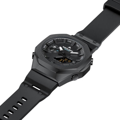 MERCURY Zinc Alloy Case Outdoor Sports Men's Watch 50 Meter Waterproof Night Light Hand NORTH EDGE