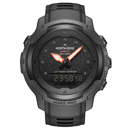 NORTH EDGE Orologio sportivo digitale nero dinamico (per ragazzi e NORTH EDGE Orologio sportivo digitale nero dinamico (per ragazzi e