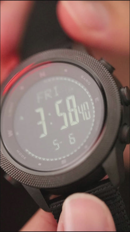 NORTH EDGE APACHE46 Orologio Digitale Sportivo da Esterno Altimetro Barometro Bussola Impermeabile 50M